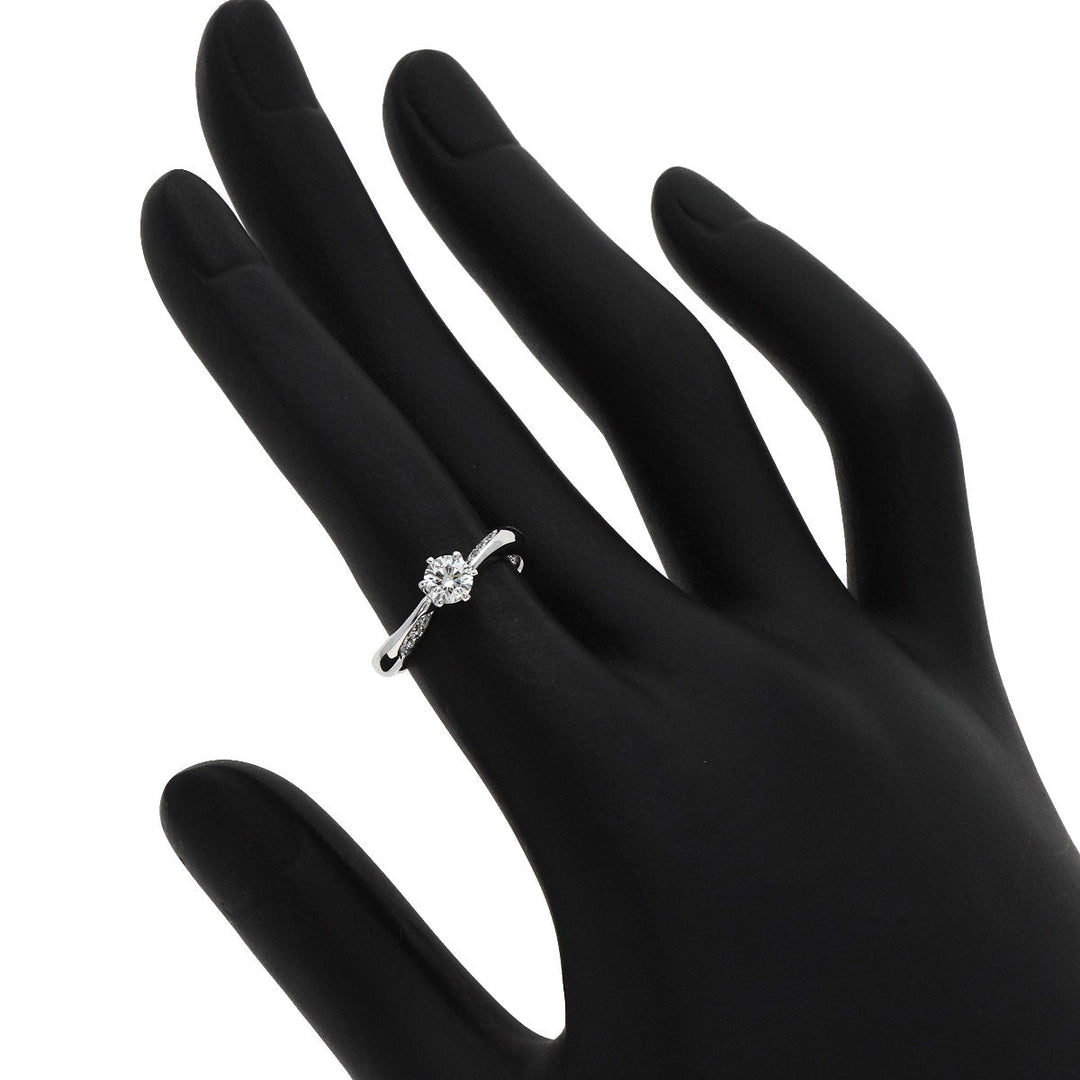 TASAKI Ring PT950 Silver diamond