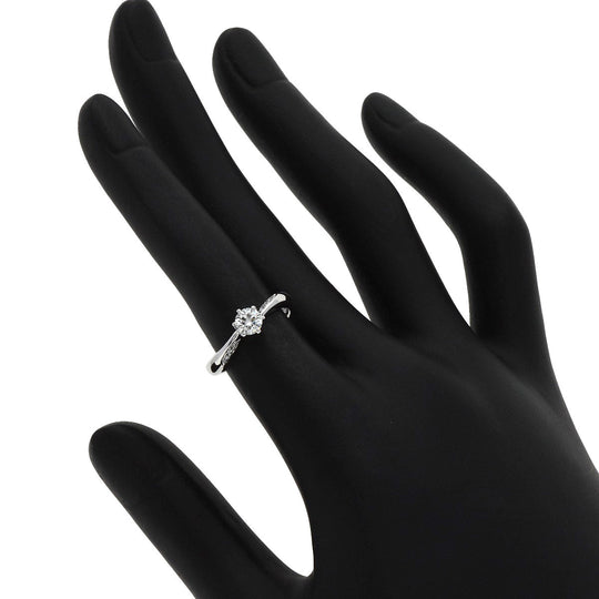TASAKI Ring PT950 Silver diamond