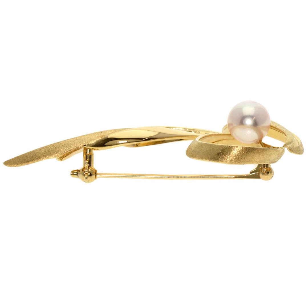 TASAKI Brooch 18K Yellow Gold gold Pearl Women Used Authentic