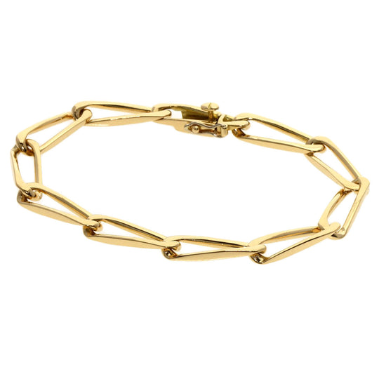 CARTIER bracelet 18K Yellow Gold gold Vintage Chain 6.7"