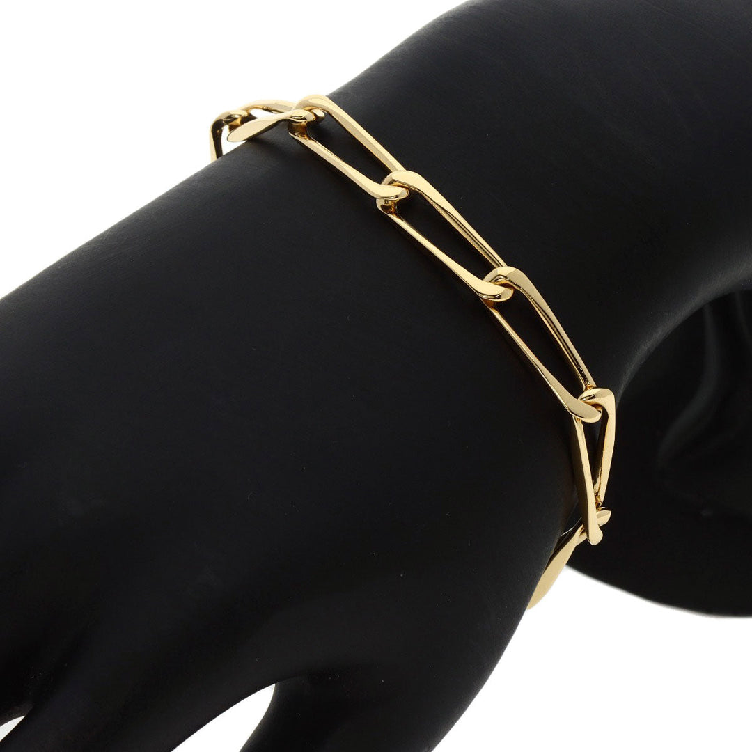 CARTIER bracelet 18K Yellow Gold gold Vintage Chain 6.7"