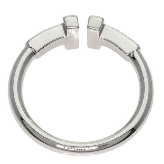 TIFFANY&Co. Ring K18WG Silver T wire
