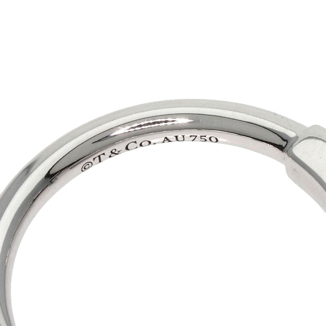 TIFFANY&Co. Ring K18WG Silver T wire