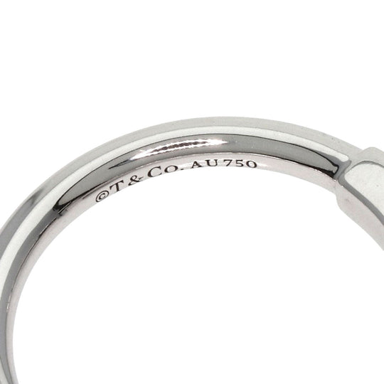TIFFANY&Co. Ring K18WG Silver T wire