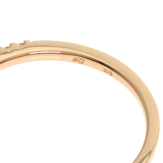 4℃ Ring 18K Pink Gold gold Half eternity diamond