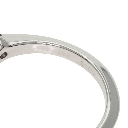 TIFFANY&Co. Ring PT950 Silver Solitaire knife edge 1P diamond