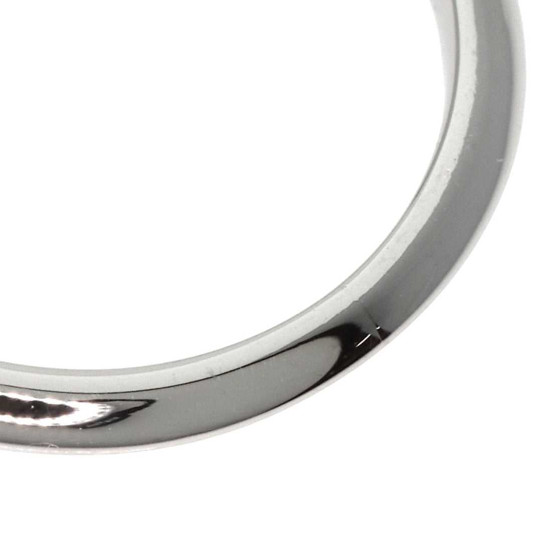TIFFANY&Co. Ring PT950 Silver Solitaire knife edge 1P diamond Women Used Authentic