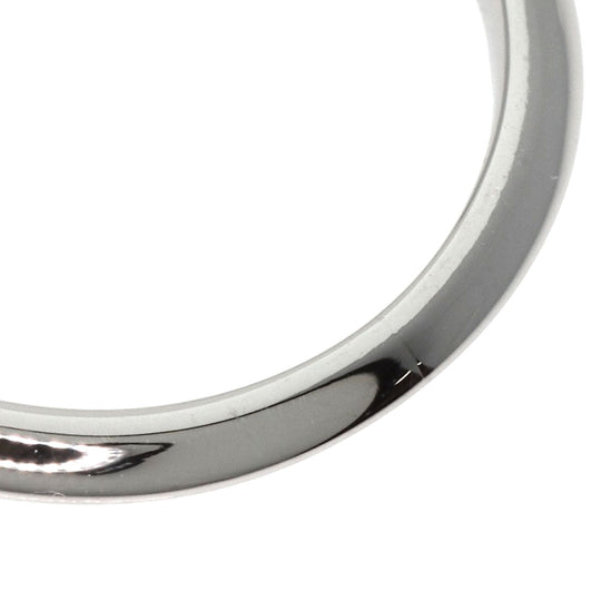 TIFFANY&Co. Ring PT950 Silver Solitaire knife edge 1P diamond Women Used Authentic