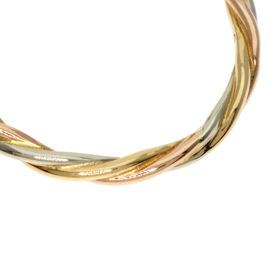 CARTIER Ring 18K Yellow Gold gold Twisted Three-Color Diamond