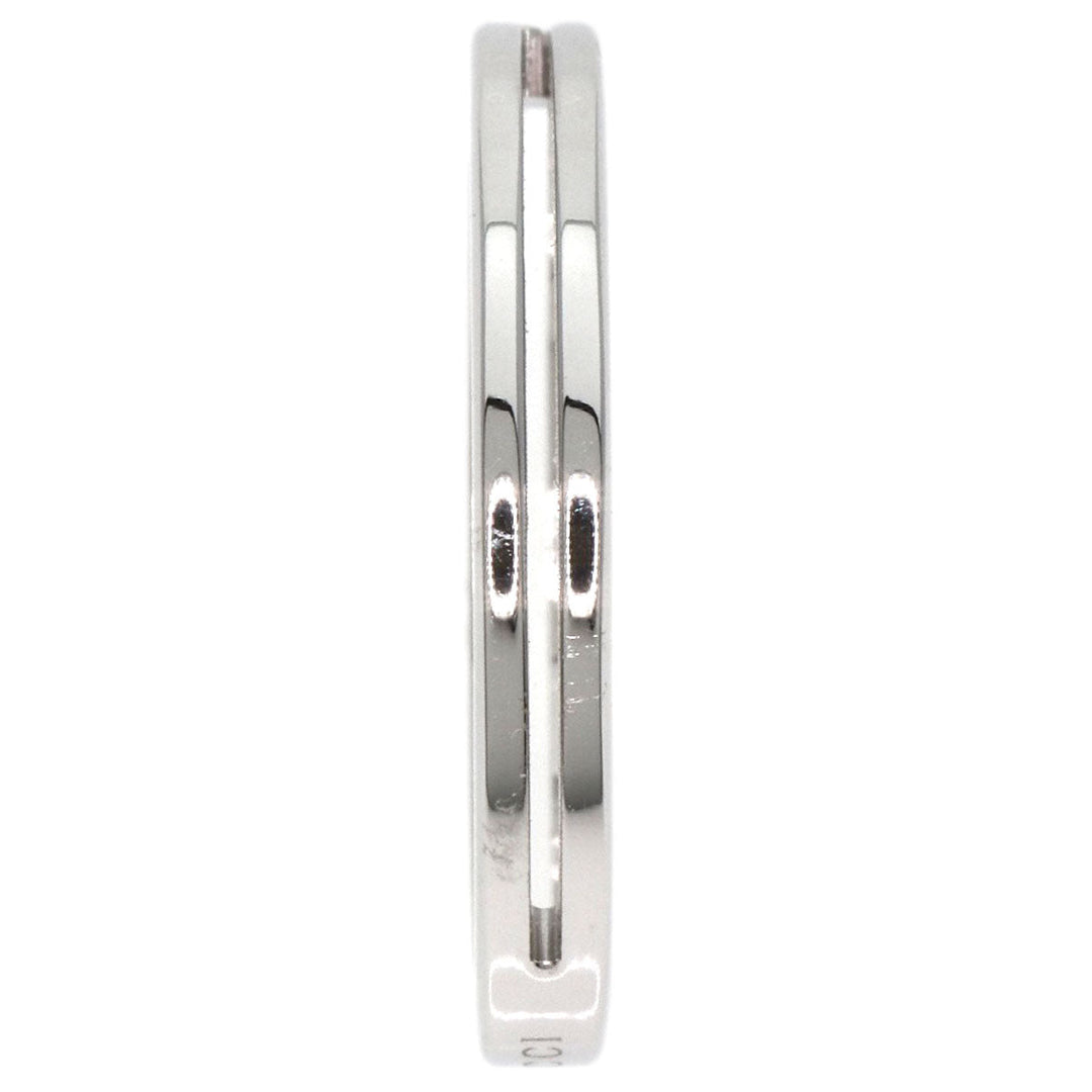 GUCCI Ring K18WG Silver Infinity 0.1" #8 Women Used Authentic