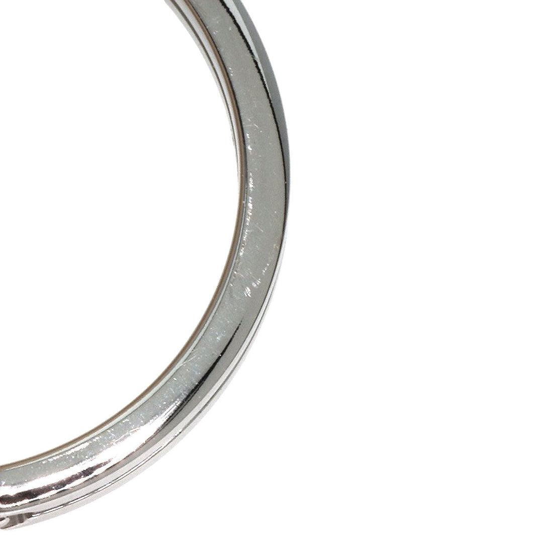 GUCCI Ring K18WG Silver Infinity 0.1" #8 Women Used Authentic