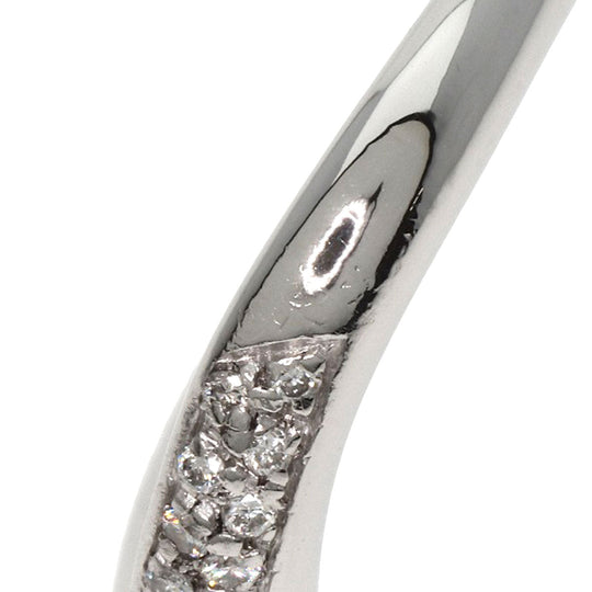 BVLGARI Ring PT950 Silver Fedi Pavé Diamond