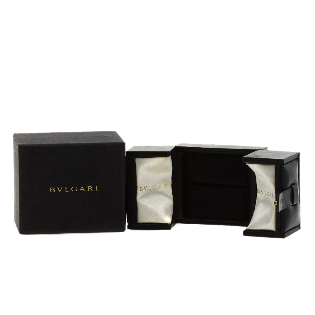 BVLGARI Ring PT950 Silver 1P diamond Women Used Authentic