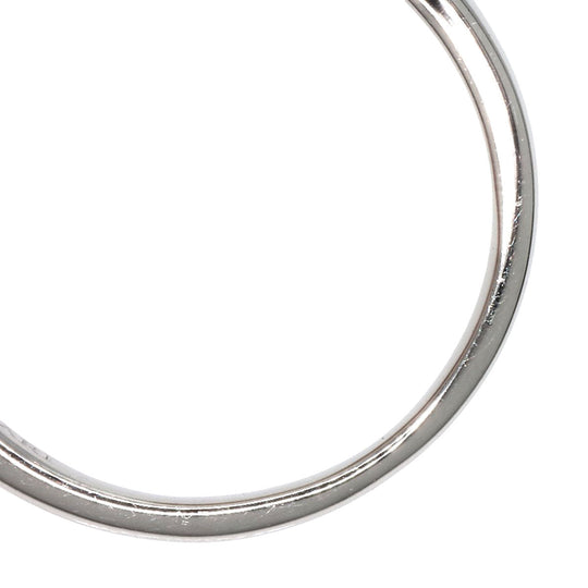 BVLGARI Ring PT950 Silver 1P diamond Women Used Authentic