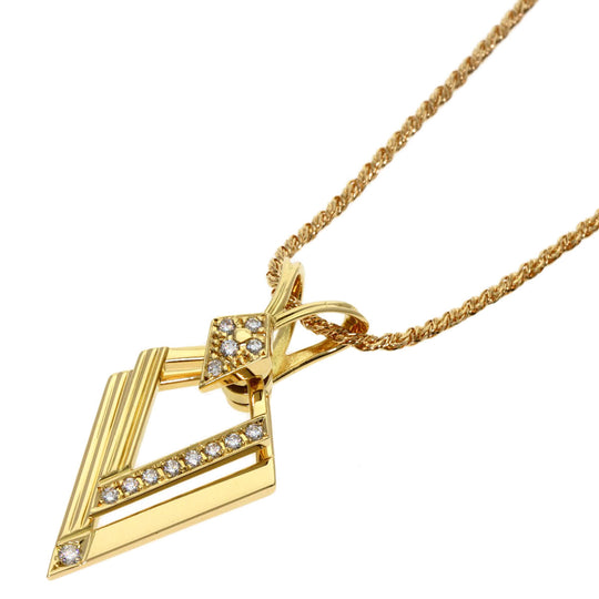WALTHAM Necklace 18K Yellow Gold gold Swing diamond