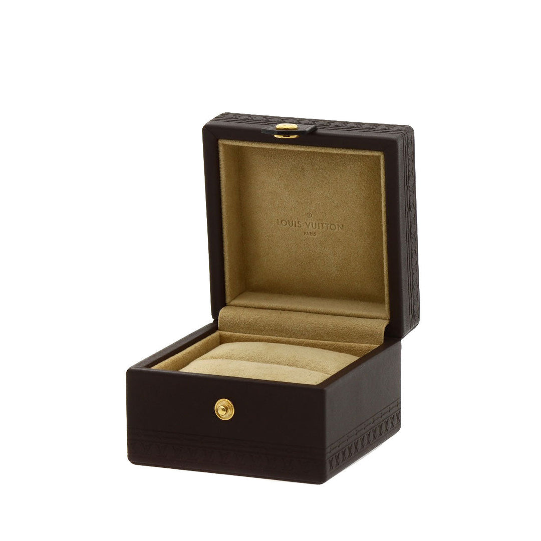 LOUIS VUITTON Ring Ceramic, PT900 black Petitberg Crew 1P Diamond #64 Women Used Authentic