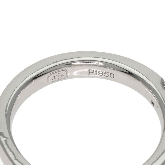 HARRY WINSTON Ring PT950 Silver Princess Cut Diamond Women Used Authentic