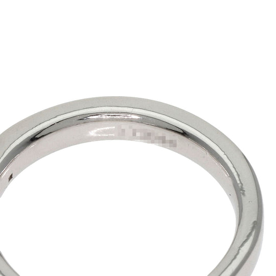 HARRY WINSTON Ring PT950 Silver Princess Cut Diamond Women Used Authentic