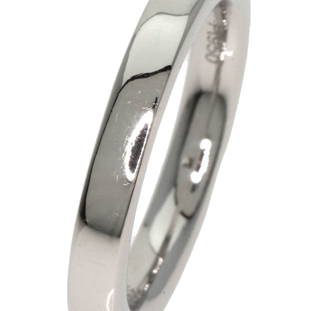 HARRY WINSTON Ring PT950 Silver Princess Cut Diamond Women Used Authentic