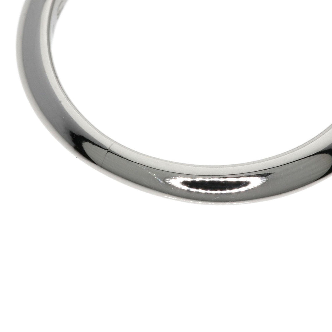 TIFFANY&Co. Ring PT950 Silver solitaire knife edge diamond Women Used Authentic