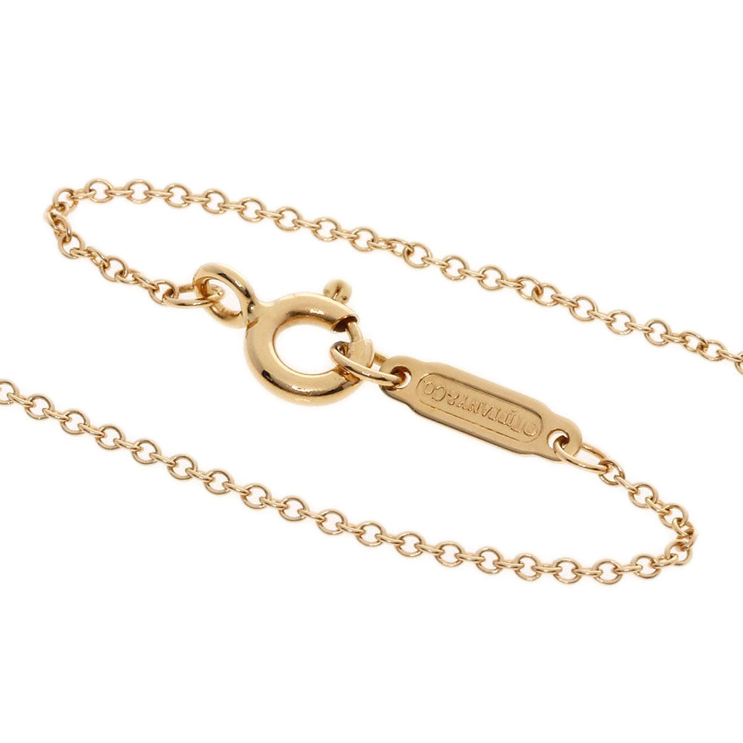 TIFFANY&Co. Necklace 18K Pink Gold gold TƒXƒ}ƒCƒ‹ ƒXƒ‚�[ƒ‹ Diamond Women Used Authentic