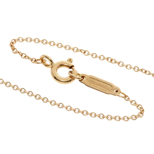 TIFFANY&Co. Necklace 18K Pink Gold gold TƒXƒ}ƒCƒ‹ ƒXƒ‚�[ƒ‹ Diamond Women Used Authentic