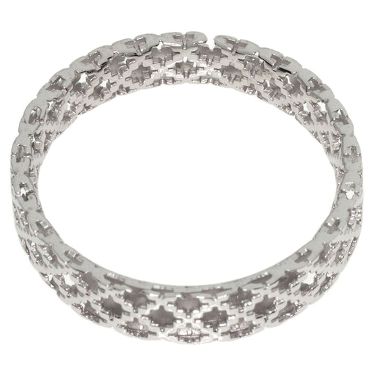 GUCCI Ring K18WG Silver Diamantissima #19