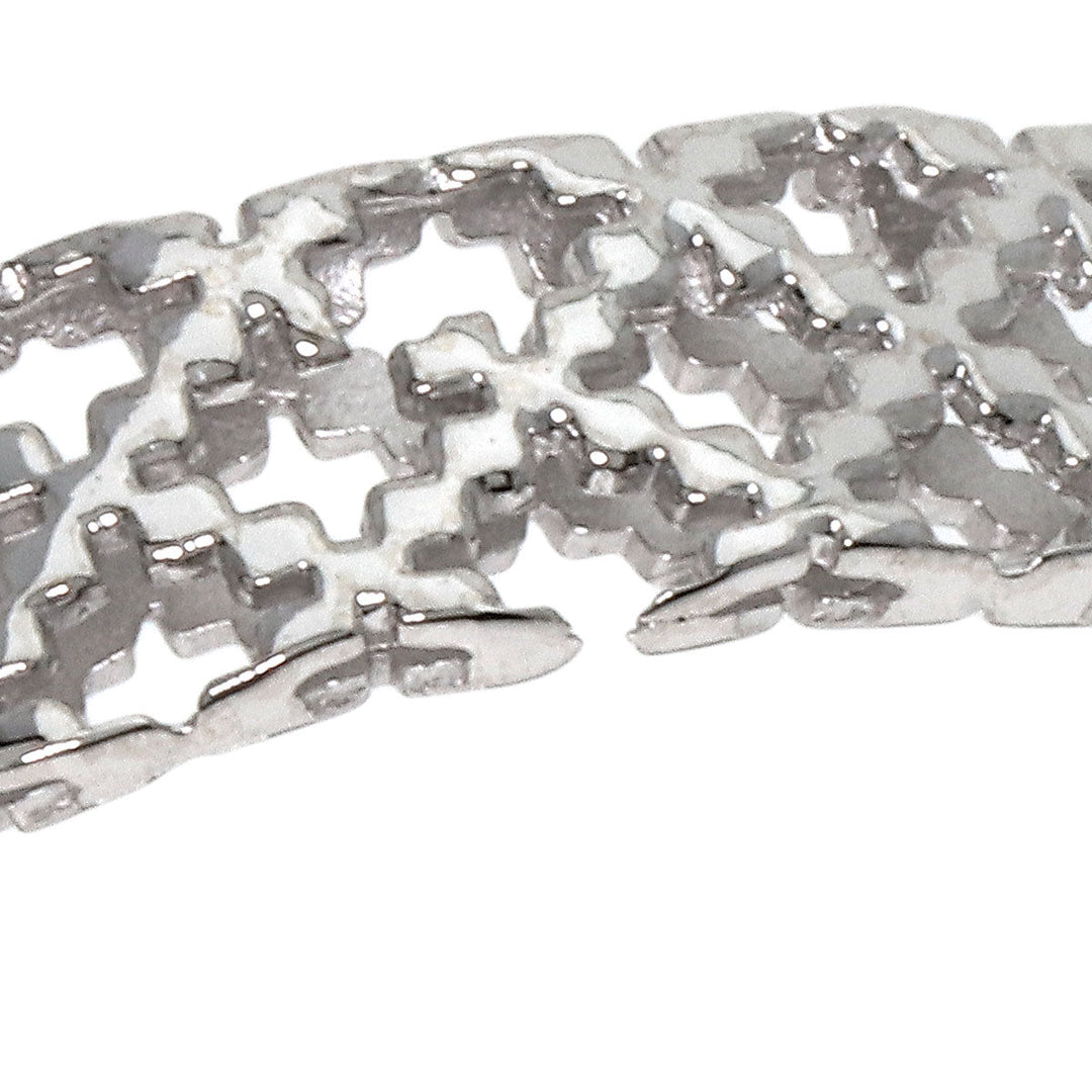 GUCCI Ring K18WG Silver Diamantissima #19