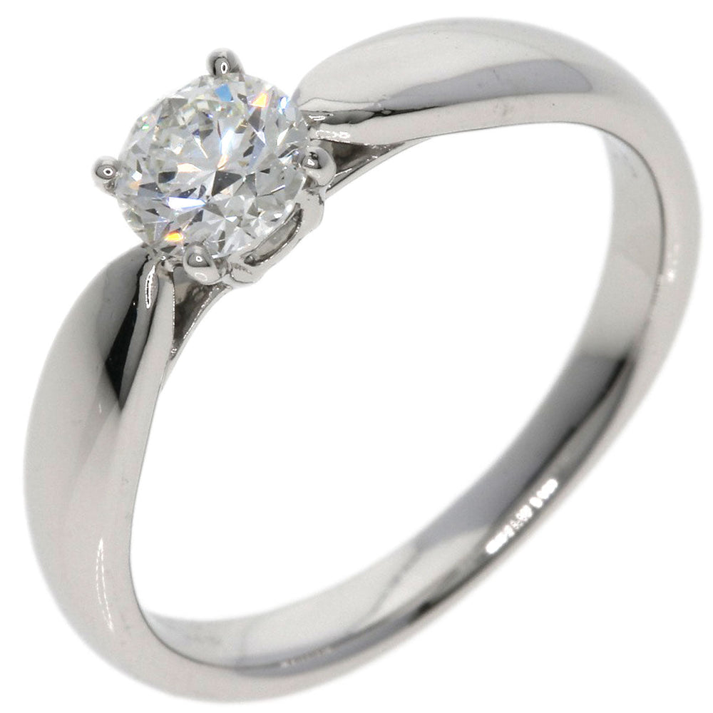 TIFFANY&Co. Ring PT950 Silver harmony solitaire diamond