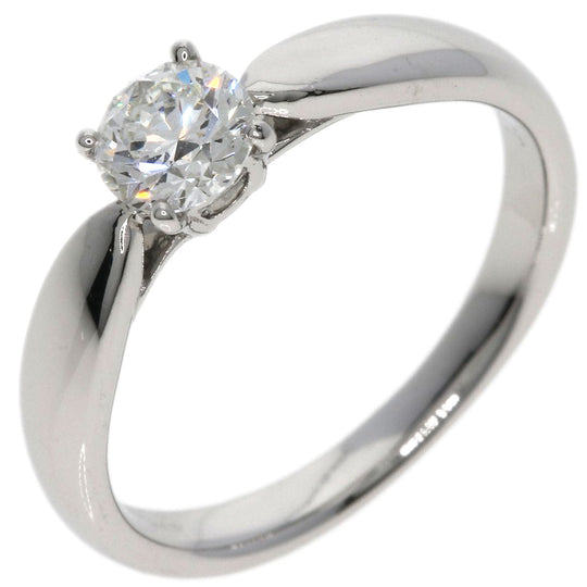 TIFFANY&Co. Ring PT950 Silver harmony solitaire diamond