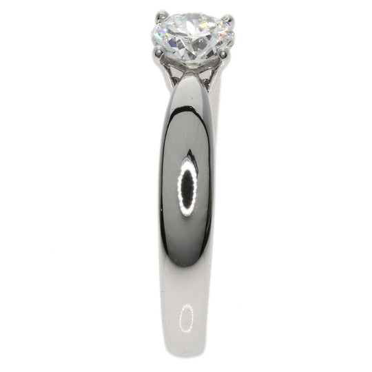 TIFFANY&Co. Ring PT950 Silver harmony solitaire diamond
