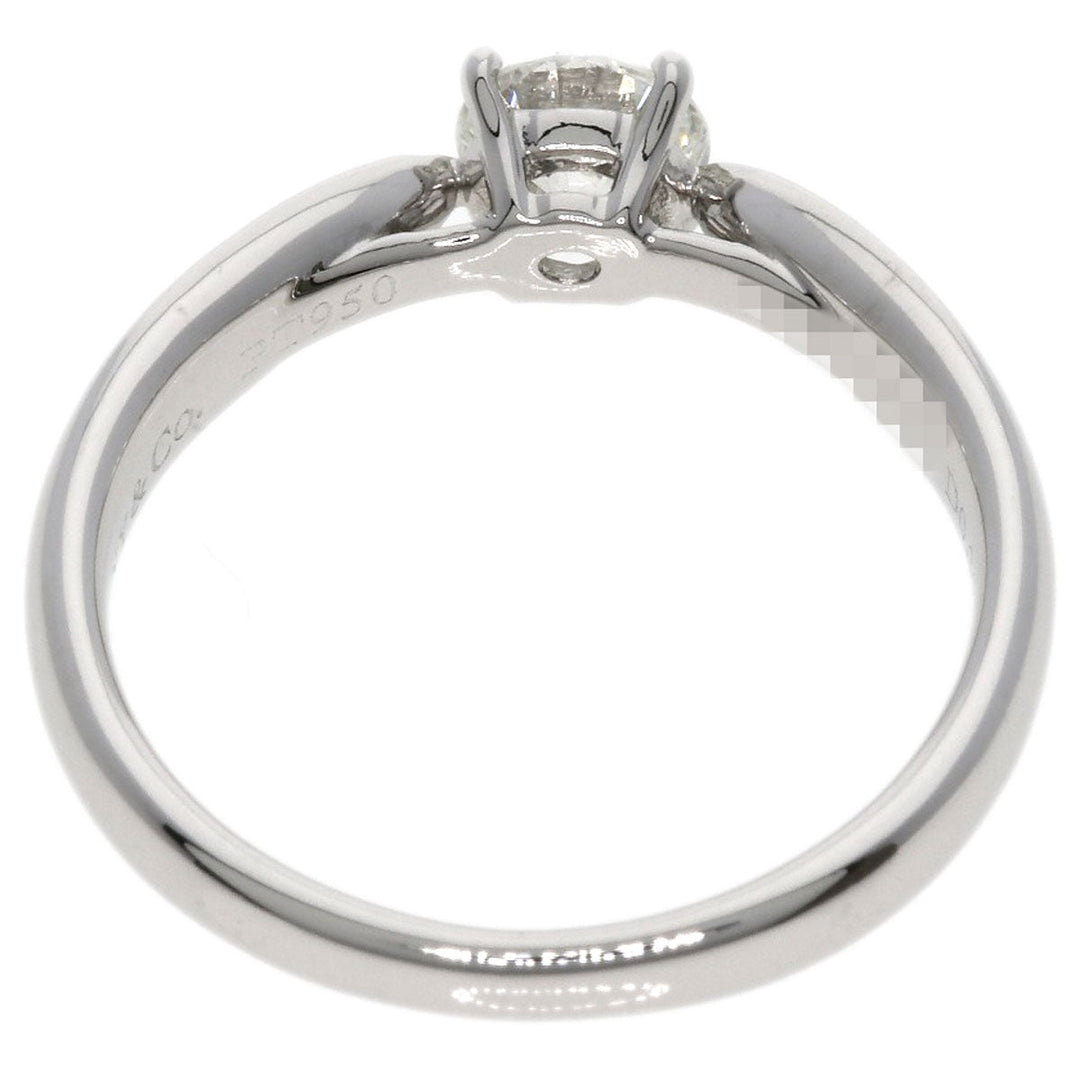 TIFFANY&Co. Ring PT950 Silver harmony solitaire diamond