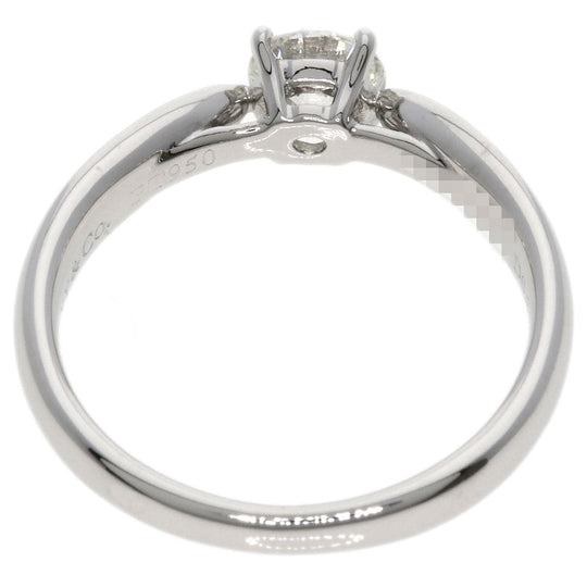TIFFANY&Co. Ring PT950 Silver harmony solitaire diamond