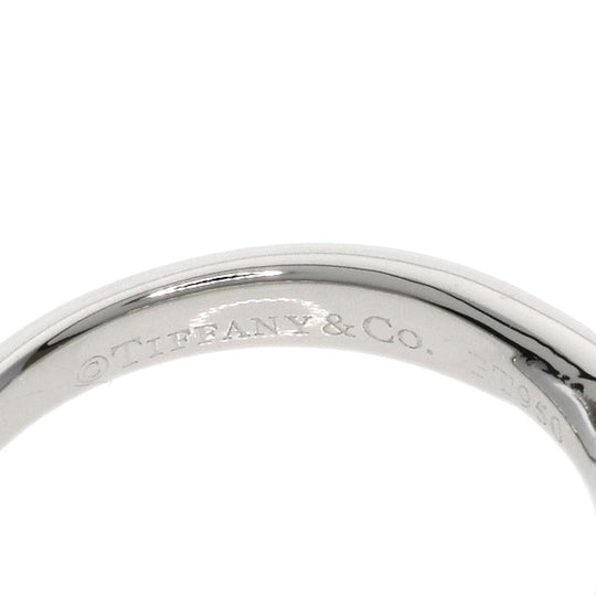 TIFFANY&Co. Ring PT950 Silver harmony solitaire diamond
