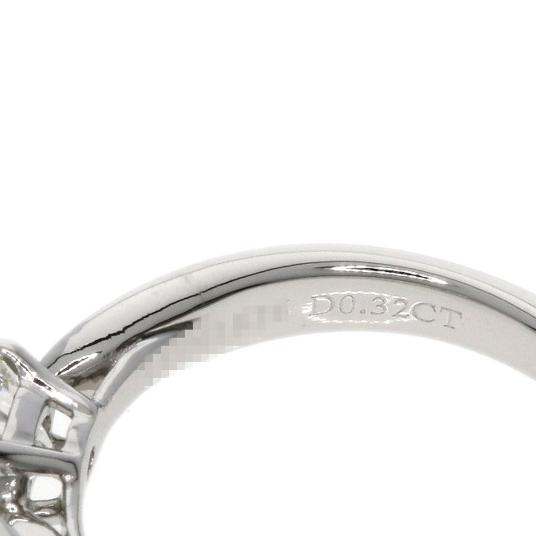TIFFANY&Co. Ring PT950 Silver harmony solitaire diamond