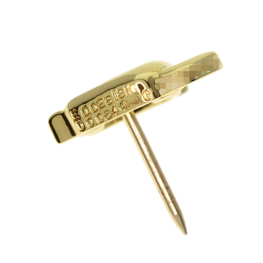 Gimel Brooch 18K Yellow Gold gold Dog Motif Diamond Emerald Pin Brooch