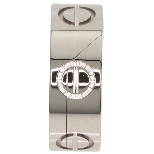CARTIER Ring K18WG Silver Astro Love Ring #49 Women Used Authentic
