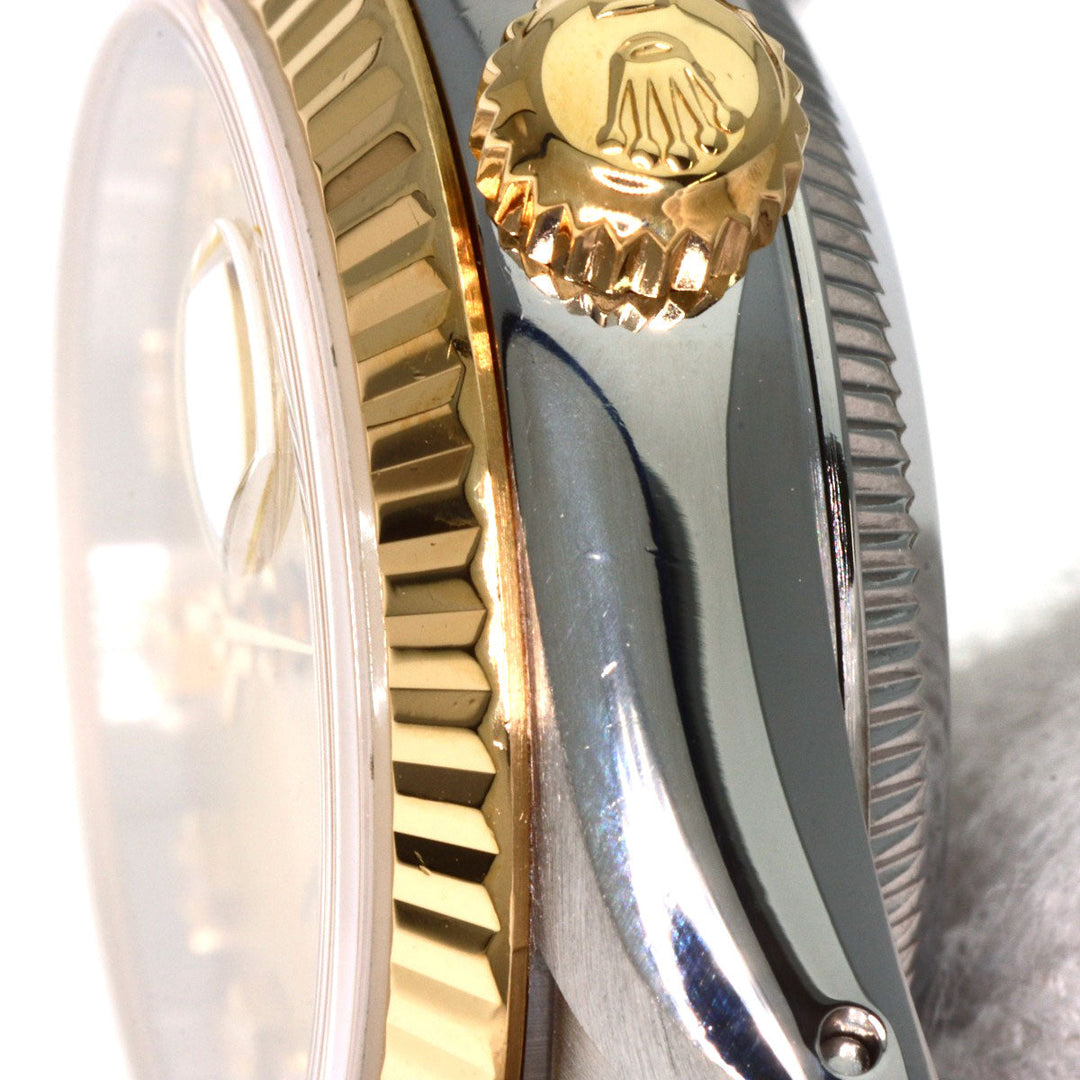 ROLEX Watches Mechanical Automatic 69173G Stainless Steel , SSxK18YG gold Datejust 10P Diamond Champagne Gold dial Women Used Authentic