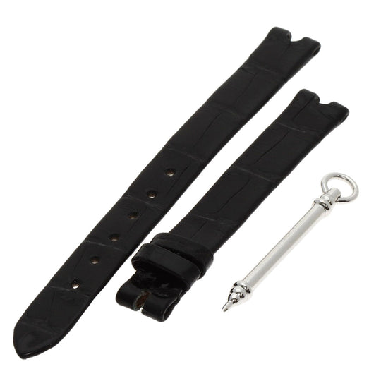 Chopard Watches Quartz 209415-1001 K18WG, leather Silver Happy diamond icon Silver dial Women Used Authentic