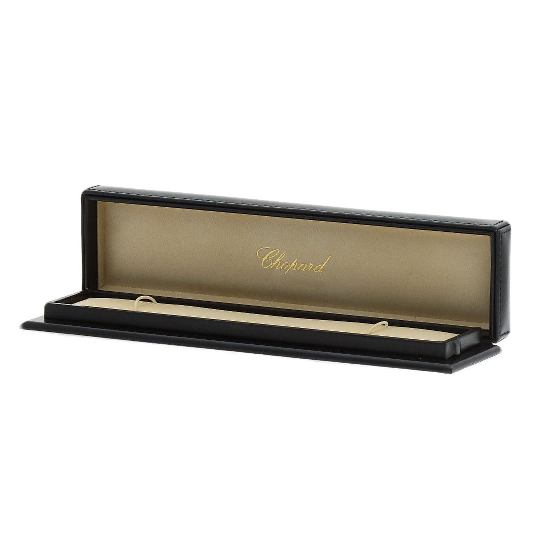 Chopard Watches Quartz 209415-1001 K18WG, leather Silver Happy diamond icon Silver dial Women Used Authentic