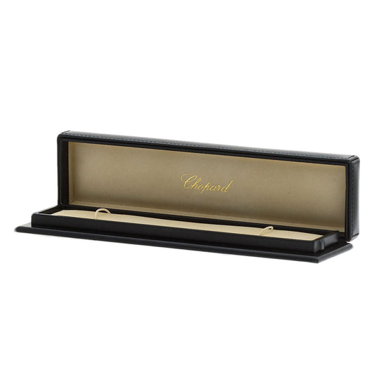 Chopard Watches Quartz 209415-1001 K18WG, leather Silver Happy diamond icon Silver dial Women Used Authentic