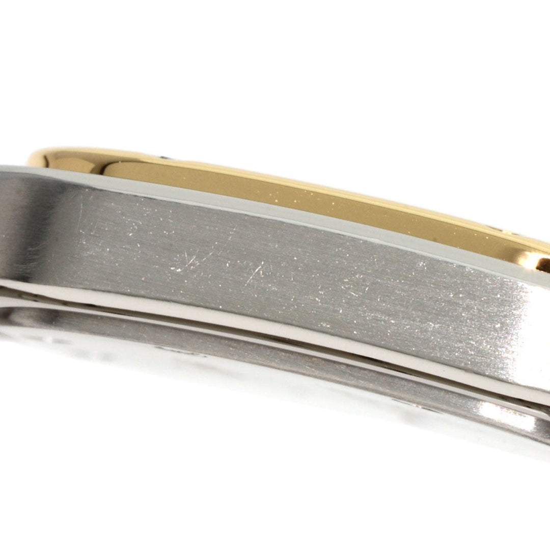 CARTIER Watches Quartz W20012C4 Stainless Steel , Stainless Steel , K18YG gold Santosgalbe SM Ivory dial Women Used Authentic