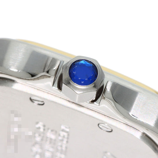 CARTIER Watches Quartz W20012C4 Stainless Steel , Stainless Steel , K18YG gold Santosgalbe SM Ivory dial Women Used Authentic