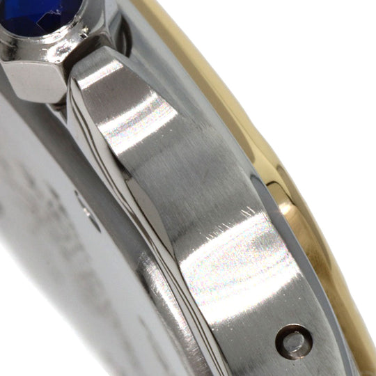 CARTIER Watches Quartz W20012C4 Stainless Steel , Stainless Steel , K18YG gold Santosgalbe SM Ivory dial Women Used Authentic