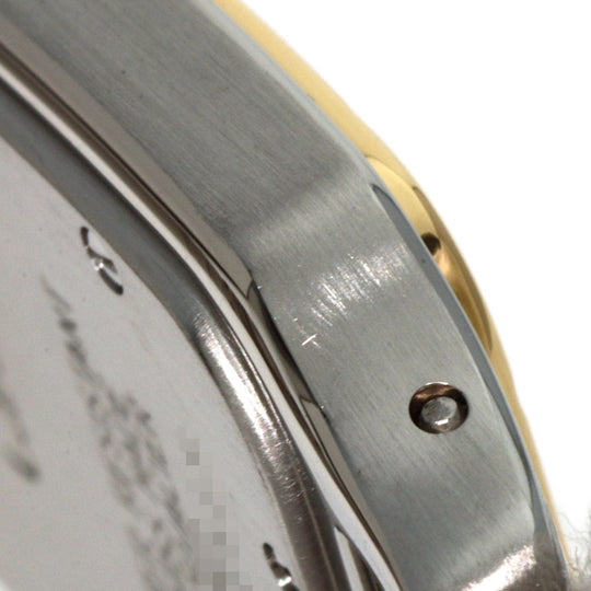 CARTIER Watches Quartz W20012C4 Stainless Steel , Stainless Steel , K18YG gold Santosgalbe SM Ivory dial Women Used Authentic