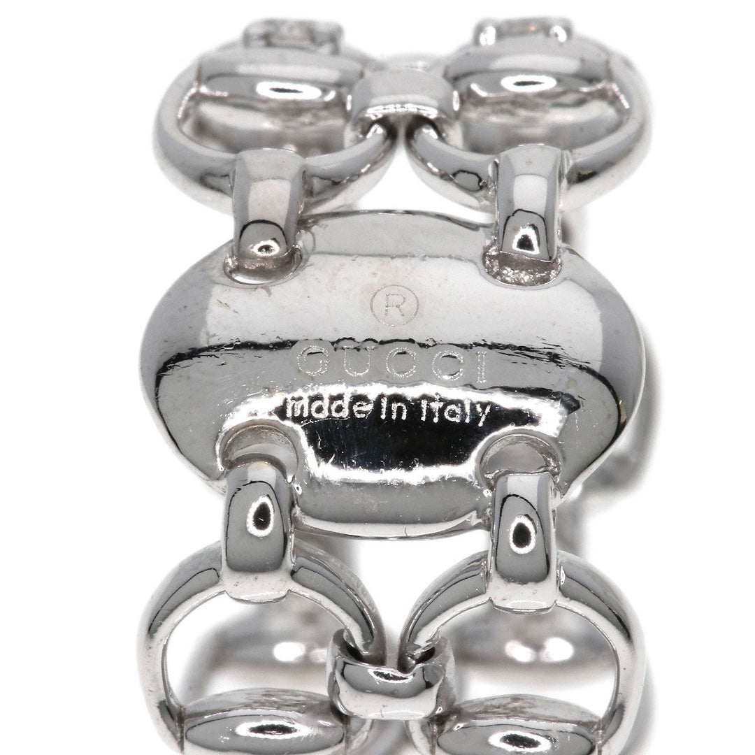 GUCCI Ring K18WG Silver Diamond #14