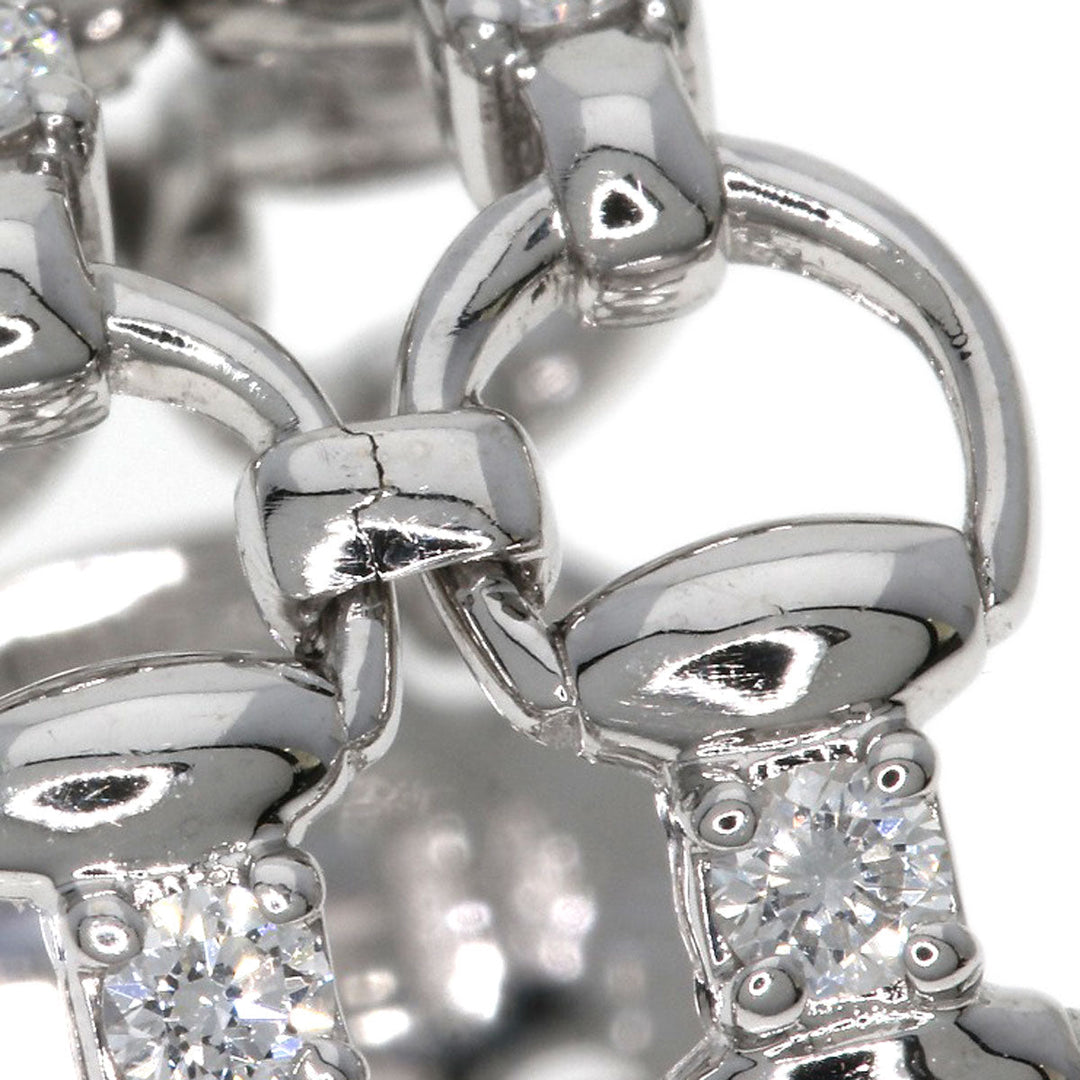 GUCCI Ring K18WG Silver Diamond #14