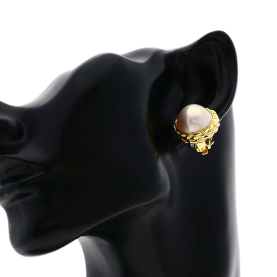 TASAKI Earring 18K Yellow Gold gold Mabe Pearl Pearl