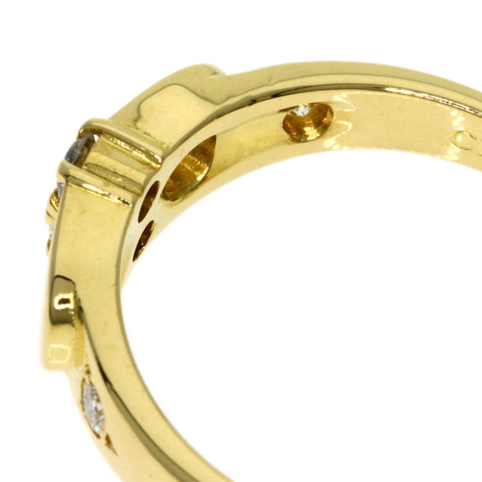Christian Dior Ring 18K Yellow Gold gold diamond Women Used Authentic