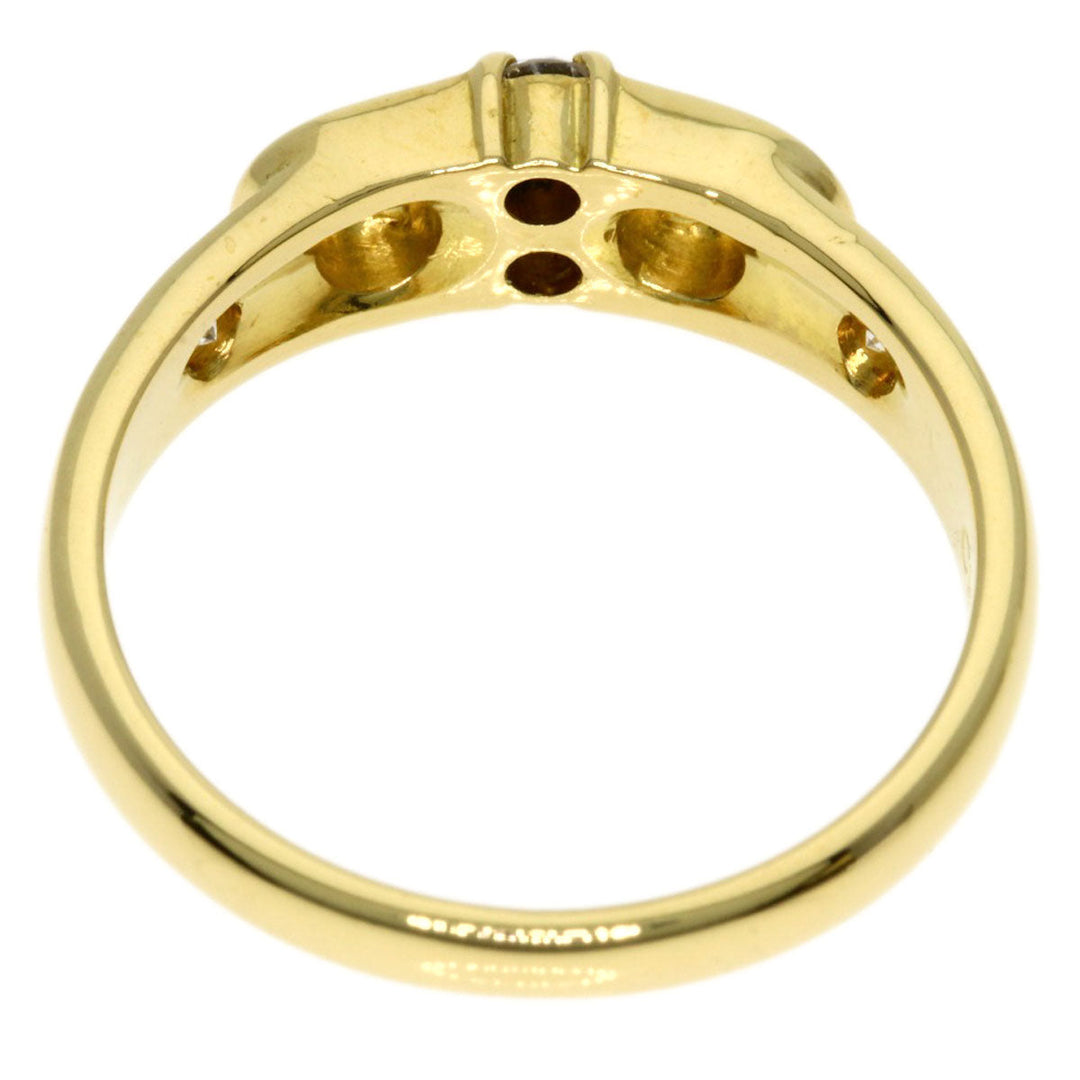 Christian Dior Ring 18K Yellow Gold gold diamond Women Used Authentic